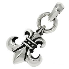 クロムハーツ BSフレア ペンダントwithベイル/シルバー/新品