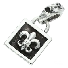 クロムハーツ BSフレア フレームドBSフレアチャーム/シルバー/中古