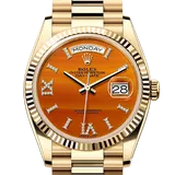 ロレックス デイデイト 128238A カーネリアン イエローゴールド 36mm