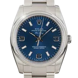 ロレックス エアキング 114200 ブルー ステンレススチール 34mm