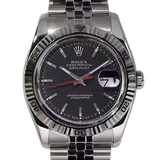 ロレックス デイトジャスト 116264 ブラック ステンレススチール+ホワイトゴールド 36mm