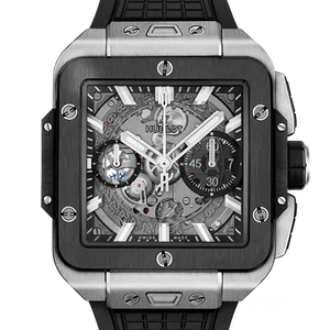 【2024年02月】ウブロ スクエア･バン 821.NM.0170.RX チタニウム 42mm サファイアクリスタル 中古品