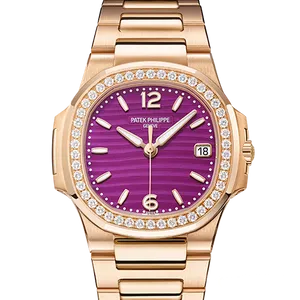 【2025年02月】パテックフィリップ ノーチラス 7010_1R-013 ローズゴールド 32mm パープル 新品