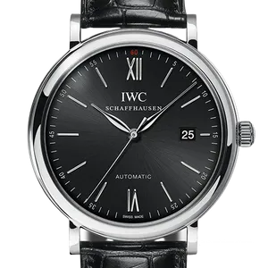 【2024年09月】IWC ポートフィノ IW356502 ステンレススチール 40mm ブラック 中古品