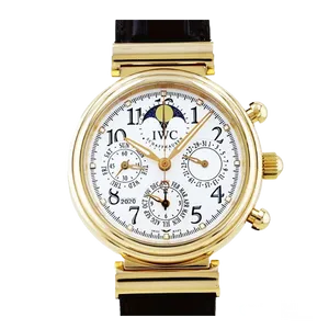 【2023年08月】IWC ダ･ヴィンチパーペチュアルカレンダー クロノグラフ IW375811 ピンクゴールド 41.5mm ホワイト 中古品