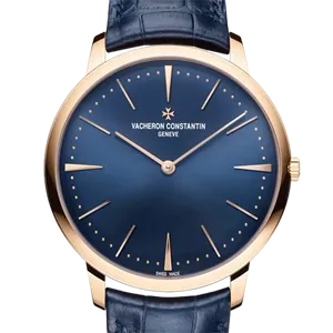 【2025年08月】ヴァシュロンコンスタンタン パトリモニー 81180_000R-B518 ピンクゴールド 40mm ブルー 中古品