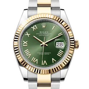 【2026年06月】ロレックス デイトジャスト 126333 イエローゴールド 41mm オリーブグリーン 未使用品