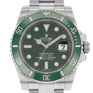 【2025年01月】ロレックス サブマリーナーデイト 16610LV ステンレススチール 40mm グリーン 中古品