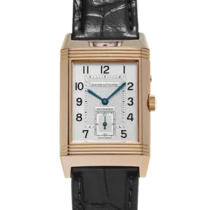 【2022年10月】ジャガー・ルクルト レベルソ 270.2.54_270.240.544B ピンクゴールド 42mm×26mm シルバー 中古品