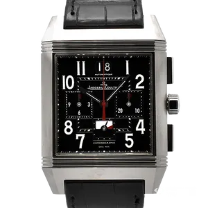 【2022年08月】ジャガー・ルクルト レベルソ Q702.T4.70 ステンレススチール 50.5mm×35mm ブラック 中古品