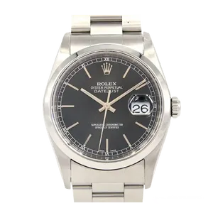 【2025年08月】ロレックス デイトジャスト 16200 ステンレススチール 36mm ブラック 中古品