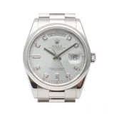ロレックス デイデイト 118206A アイスブルー プラチナ 36mm