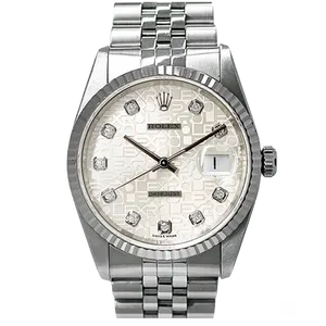 【2024年05月】ロレックス デイトジャスト 16234G ステンレススチール 36mm シルバーコンピューター 中古品