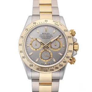 【2025年01月】ロレックス デイトナ 116523 ステンレススチール+イエローゴールド 40mm グレー 中古品