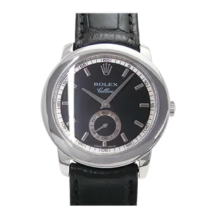 【2022年11月】ロレックス チェリーニチェリニウム 5241_6 プラチナ 37mm ブラック 中古品