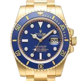 ロレックス サブマリーナーデイト 116618LB ブルー イエローゴールド 40mm