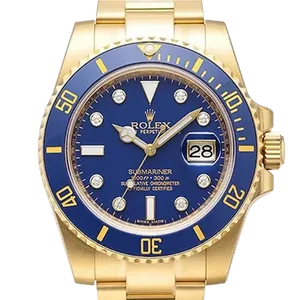 【2022年08月】ロレックス サブマリーナーデイト 116618LB イエローゴールド 40mm ブルー 中古品