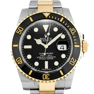 【2022年10月】ロレックス サブマリーナーデイト 116613LN ステンレススチール+イエローゴールド 40mm ブラック 中古品