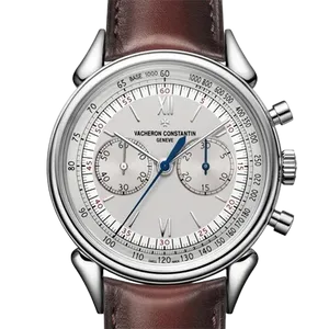 【2025年07月】ヴァシュロンコンスタンタン ヒストリークコルヌ・ドゥ・ヴァッシュ1955 5000H_000A-B582 ステンレススチール 38.5mm ホワイト 未使用品