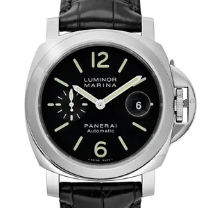 【2022年08月】パネライ ルミノール PAM00104 ステンレススチール 44mm ブラック 中古品