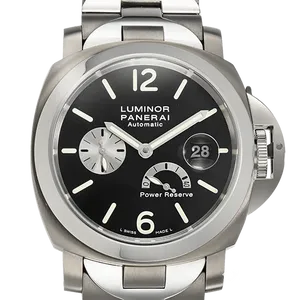 【2024年03月】パネライ ルミノール PAM00171 ステンレススチール+チタン 44mm ブラック 中古品