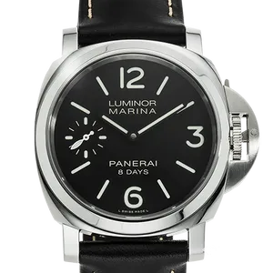 【2024年04月】パネライ ルミノール PAM00510 ステンレススチール 44mm ブラック 中古品