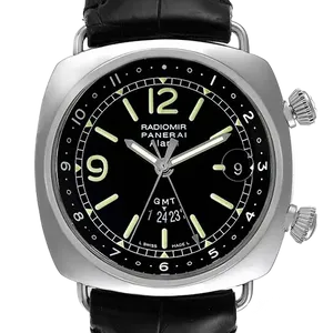 【2025年11月】パネライ ラジオミール PAM00098 ステンレススチール 42mm ブラック 中古品