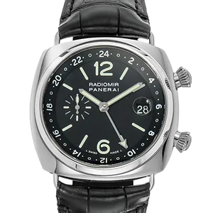【2024年06月】パネライ ラジオミール PAM00184 ステンレススチール 42mm ブラック 中古品