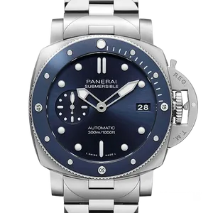 【2024年10月】パネライ サブマーシブル PAM01068 ステンレススチール 42mm ブルー 中古品