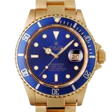 ロレックス サブマリーナーデイト 16618 ブルー イエローゴールド 40mm