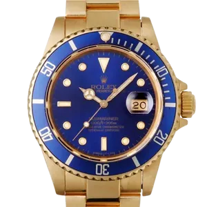 【2023年05月】ロレックス サブマリーナーデイト 16618 イエローゴールド 40mm ブルー 中古品