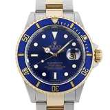 ロレックス サブマリーナーデイト 16613 ブルー ステンレススチール+イエローゴールド 40mm