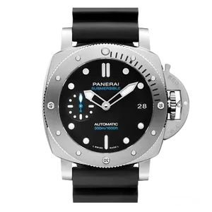 【2022年08月】パネライ サブマーシブル PAM00973 ステンレススチール 42mm ブラック 中古品