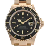 ロレックス サブマリーナー 16808 ブラック イエローゴールド 40mm