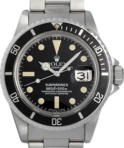 【2024年02月】ロレックス サブマリーナーデイト初期モデル　メーターファースト 1680 ステンレススチール 40mm ブラック 中古品