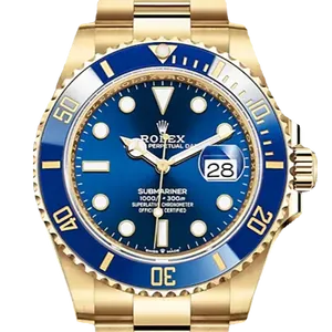 【2024年04月】ロレックス サブマリーナーデイト 126618LB イエローゴールド 41mm ブルー 中古品