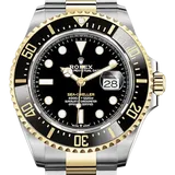 ロレックス シードゥエラー 126603 ブラック ステンレススチール+イエローゴールド 43mm