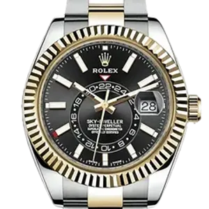 【2021年10月】ロレックス スカイドゥエラー 326933 ステンレススチール+イエローゴールド  ブライトブラック 未使用品