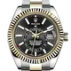 ロレックス スカイドゥエラー 326933 ブライトブラック 42mm ステンレススチール+イエローゴールド