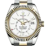 ロレックス スカイドゥエラー 326933 ホワイト ステンレススチール+イエローゴールド 42mm