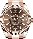 ロレックス スカイドゥエラー 326935 チョコレート エバーローズゴールド 42mm