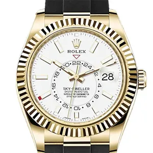 【2022年02月】ロレックス スカイドゥエラー 326238 イエローゴールド 42mm ホワイト 中古美品