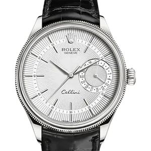 【2025年02月】ロレックス チェリーニデイト 50519 ホワイトゴールド 39mm シルバー 中古品