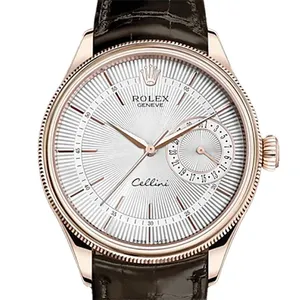 【2022年01月】ロレックス チェリーニデュアルタイム 50529 ホワイトゴールド 39mm シルバー 新品