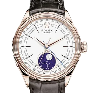 【2022年08月】ロレックス チェリーニムーンフェイズ 50535 エバーローズゴールド 39mm ホワイト 未使用品