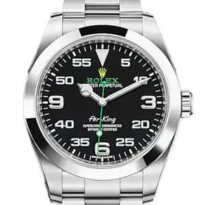 【2025年01月】ロレックス エアキング 116900 ステンレススチール 40mm ブラック 未使用品