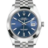 ロレックス デイトジャスト 126300 ブライトブルー ステンレススチール 41mm