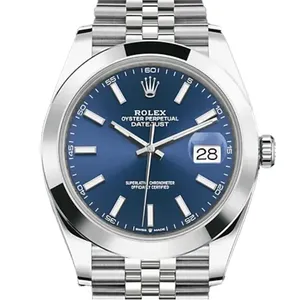 【2024年02月】ロレックス デイトジャスト 126300 ステンレススチール 41mm ブライトブルー 未使用品