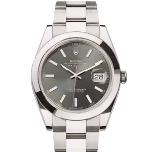 【2022年09月】ロレックス デイトジャスト 126300 ステンレススチール+ホワイトゴールド 41mm スレート 未使用品