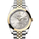 ロレックス デイトジャスト 126303 シルバー ステンレススチール+イエローゴールド 41mm